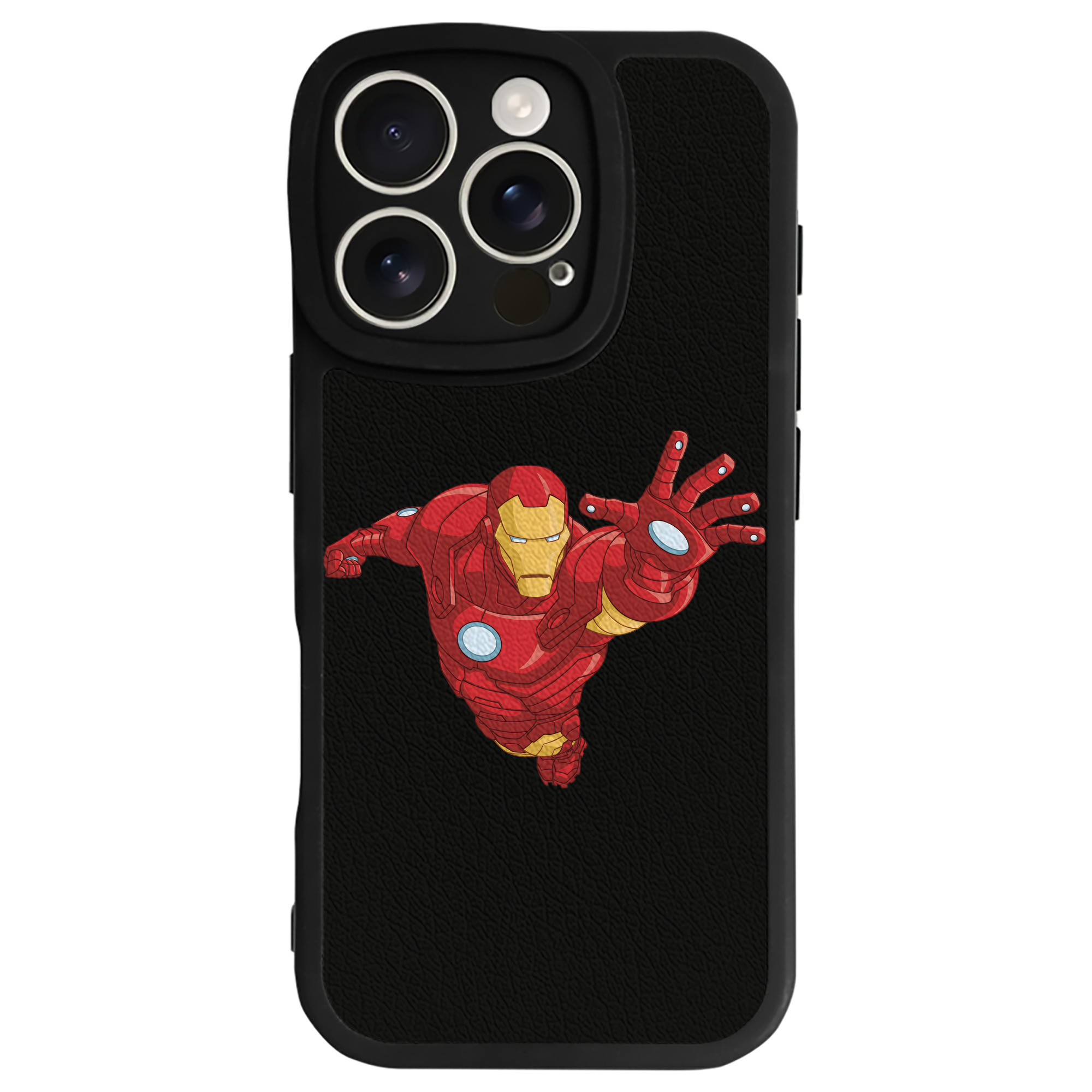 （画像用） アベンジャーズ The Avengers 【iPhone 16シリーズ対応】シリコンスマホケース（レザー調） 材質：シリコン